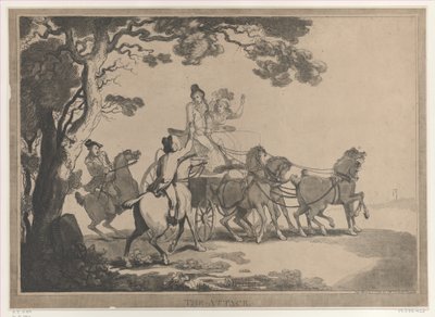 Atak, 1 marca 1791., 1 marca 1791. autorstwa Thomas Rowlandson