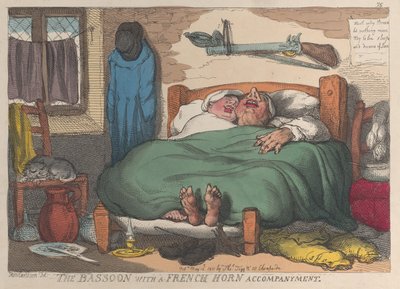 Fagot z akompaniamentem waltorni, 16 maja 1811 r., 16 maja 1811 r. autorstwa Thomas Rowlandson