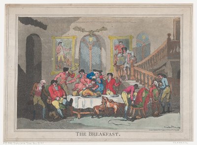 Śniadanie, 1 lutego 1789., 1 lutego 1789. autorstwa Thomas Rowlandson