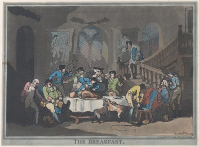 Śniadanie, 1 lutego 1789., 1 lutego 1789. autorstwa Thomas Rowlandson