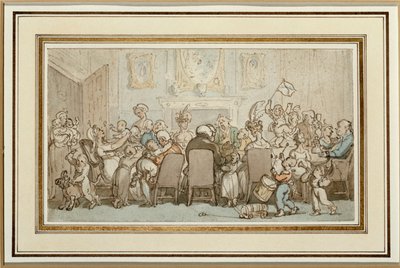 Rodzina Breedwellów, 1807 r. autorstwa Thomas Rowlandson