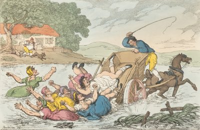 Carter i Cyganie, 10 maja 1815, 10 maja 1815. autorstwa Thomas Rowlandson