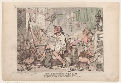 Izba Geniuszów, 2 kwietnia 1806 r., 2 kwietnia 1806 r. autorstwa Thomas Rowlandson