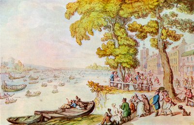 Centrum handlowe Chelsea, 1929 autorstwa Thomas Rowlandson