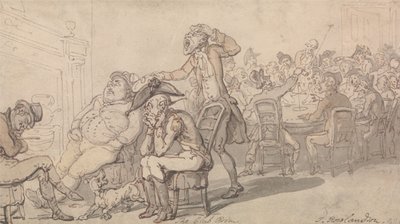 Sala klubowa autorstwa Thomas Rowlandson