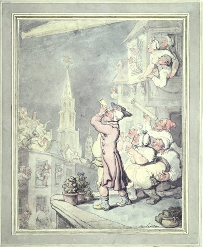 „Kometa”, 1811 autorstwa Thomas Rowlandson