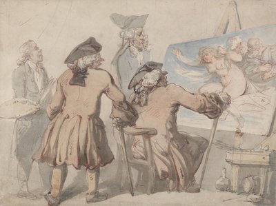 Koneserzy autorstwa Thomas Rowlandson