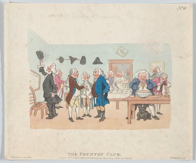 The Country Club, 7 kwietnia 1803., 7 kwietnia 1803. autorstwa Thomas Rowlandson