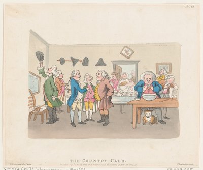 The Country Club, 7 kwietnia 1803., 7 kwietnia 1803. autorstwa Thomas Rowlandson