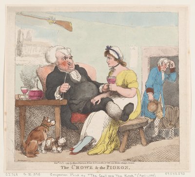 The Crowe & The Pigeon, 1 października 1799., 1 października 1799. autorstwa Thomas Rowlandson
