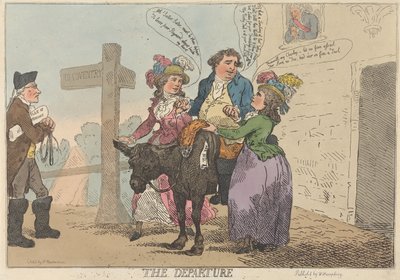 Wyjazd autorstwa Thomas Rowlandson