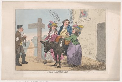 Wyjazd 29 kwietnia 1784 r., 29 kwietnia 1784 r. autorstwa Thomas Rowlandson