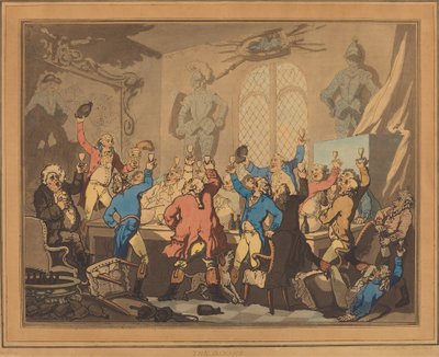 Obiad autorstwa Thomas Rowlandson