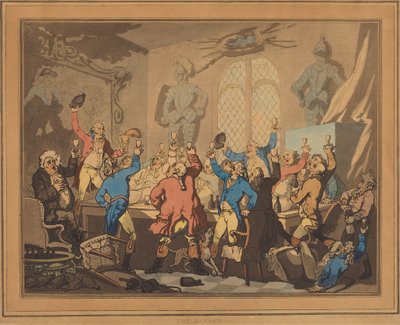 Kolacja autorstwa Thomas Rowlandson