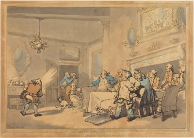Rozczarowani smakosze autorstwa Thomas Rowlandson