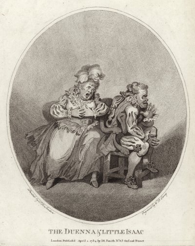 Duenna i Mały Izaak autorstwa Thomas Rowlandson