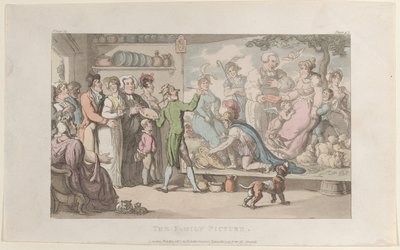 Zdjęcie rodzinne z Wikariusza Wakefielda, 1 maja 1817, 1 maja 1817. autorstwa Thomas Rowlandson