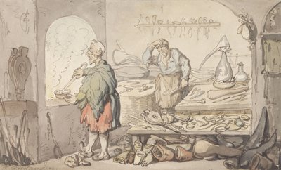Huta Szkła autorstwa Thomas Rowlandson