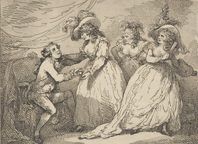 Złote Jabłko, czyli Współczesny Paryż, 2 marca 1785., 2 marca 1785. autorstwa Thomas Rowlandson