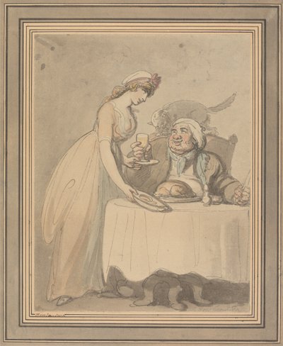 The Gourmand autorstwa Thomas Rowlandson