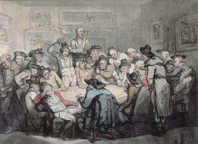 د خطر خونه (د اوبو رنګ) پولی autorstwa Thomas Rowlandson