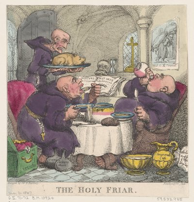 Brat Święty, 6 maja 1807 r., 6 maja 1807 r. autorstwa Thomas Rowlandson