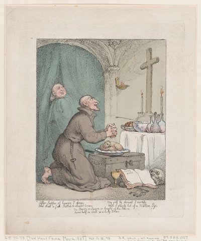 Brat Święty, 6 maja 1807 r., 6 maja 1807 r. autorstwa Thomas Rowlandson