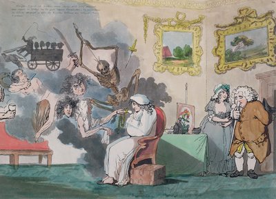 Hipochondryk autorstwa Thomas Rowlandson