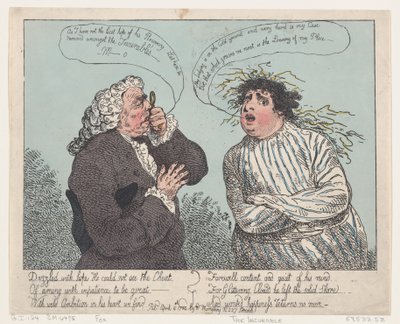 Nieuleczalny, 4 kwietnia 1784, 4 kwietnia 1784. autorstwa Thomas Rowlandson