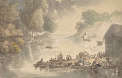 Karczma u Brodu, 1775-1827. autorstwa Thomas Rowlandson