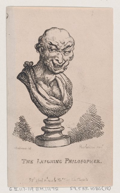 Śmiejący się filozof, 1808., 1808. autorstwa Thomas Rowlandson