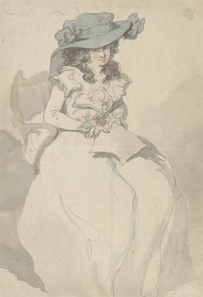 List miłosny, ok. 1790 (pióro i atrament oraz akwarela na papierze) autorstwa Thomas Rowlandson