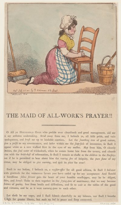 Modlitwa Służebnicy Wszystkich Dzieł!!, 25 lipca 1801 r., 25 lipca 1801 r. autorstwa Thomas Rowlandson