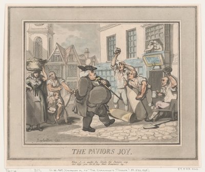 Radość Pawiorów, 1792., 1792. autorstwa Thomas Rowlandson