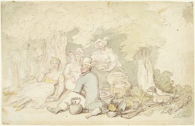 Piknik autorstwa Thomas Rowlandson