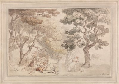 Piknik autorstwa Thomas Rowlandson