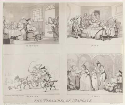 Przyjemności Margate, 25 lipca 1800 r., 25 lipca 1800 r. autorstwa Thomas Rowlandson