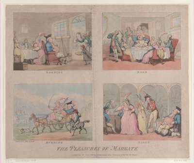 Przyjemności Margate, 25 lipca 1800 r., 25 lipca 1800 r. autorstwa Thomas Rowlandson