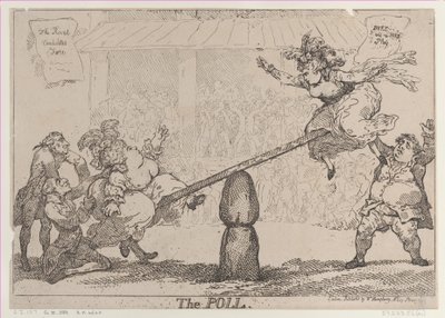 Plebiscyt 12 kwietnia 1784 r., 12 kwietnia 1784 r. autorstwa Thomas Rowlandson