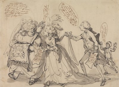 Perspektywa, która przed nami stoi autorstwa Thomas Rowlandson