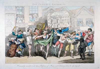 „Prospekt przed nami”, 1791 autorstwa Thomas Rowlandson