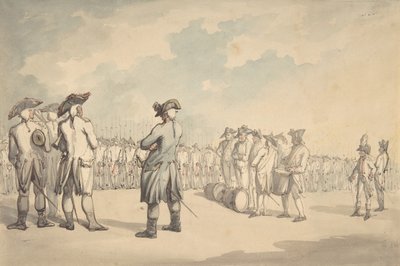 Przegląd, ca. 1800. autorstwa Thomas Rowlandson