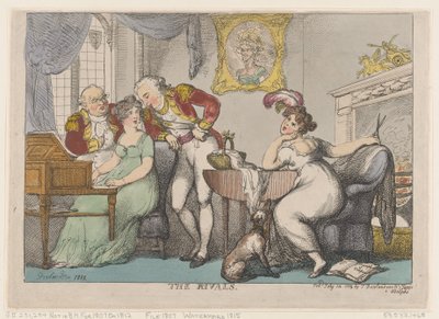 Rywale, 14 lipca 1807 r., 14 lipca 1807 r. autorstwa Thomas Rowlandson