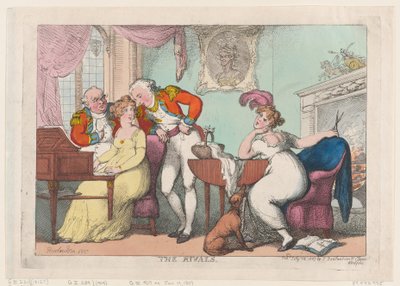 Rywale, 14 lipca 1807 r., 14 lipca 1807 r. autorstwa Thomas Rowlandson