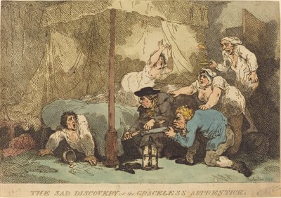 Smutne odkrycie, czyli uczeń bez wdzięku autorstwa Thomas Rowlandson