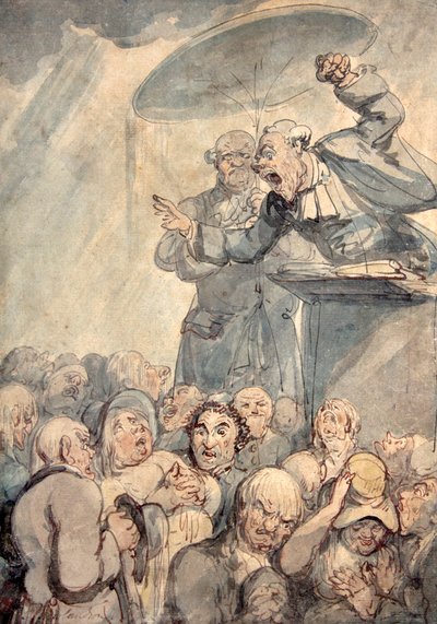 Spellbinder (akwarela) autorstwa Thomas Rowlandson