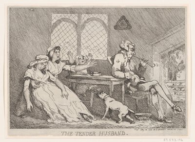 Czuły mąż, 28 lipca 1786 r., 28 lipca 1786 r. autorstwa Thomas Rowlandson