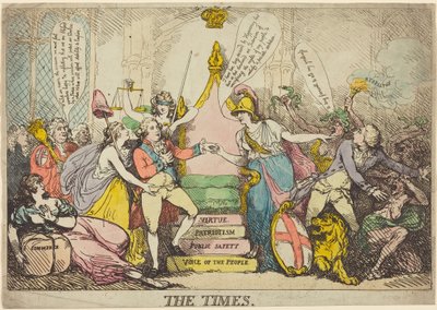 The Times autorstwa Thomas Rowlandson