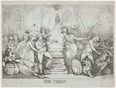 The Times, grudzień 1788., grudzień 1788. autorstwa Thomas Rowlandson