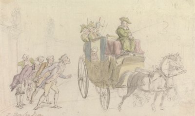 Wikariusz Wakefield: Obecność na szlachcicu autorstwa Thomas Rowlandson